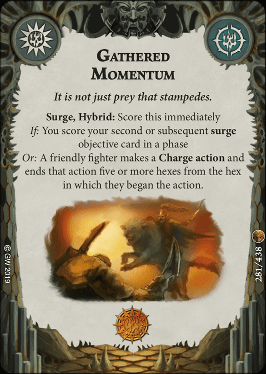 gathered momentum