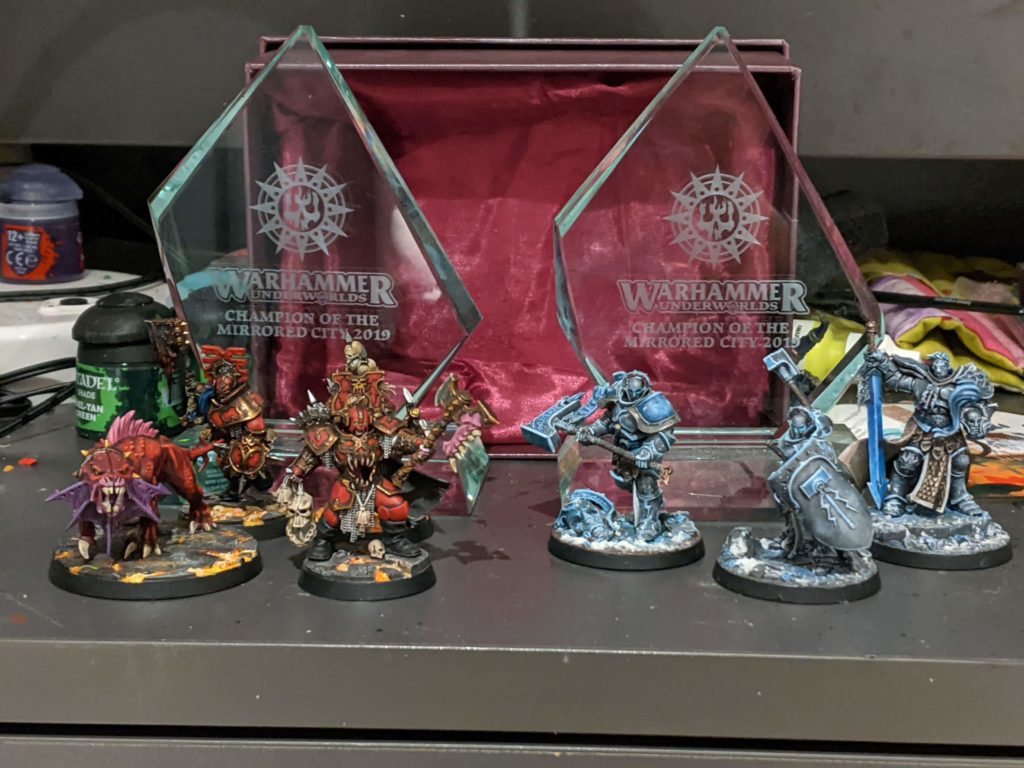 Shadeglass trophy, Magore's fiends, Steelheart's Champions. 